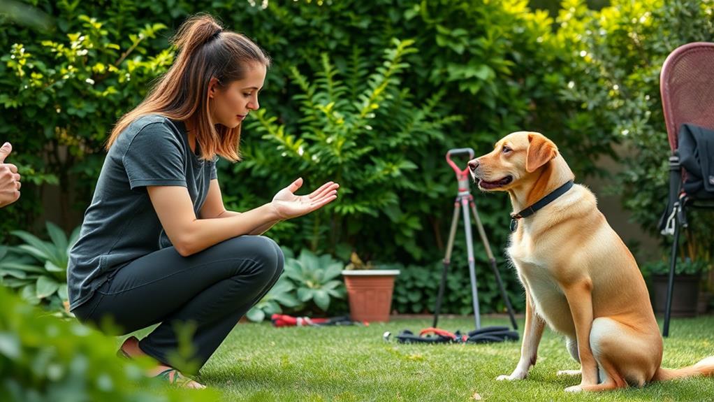 curb excessive dog barking training