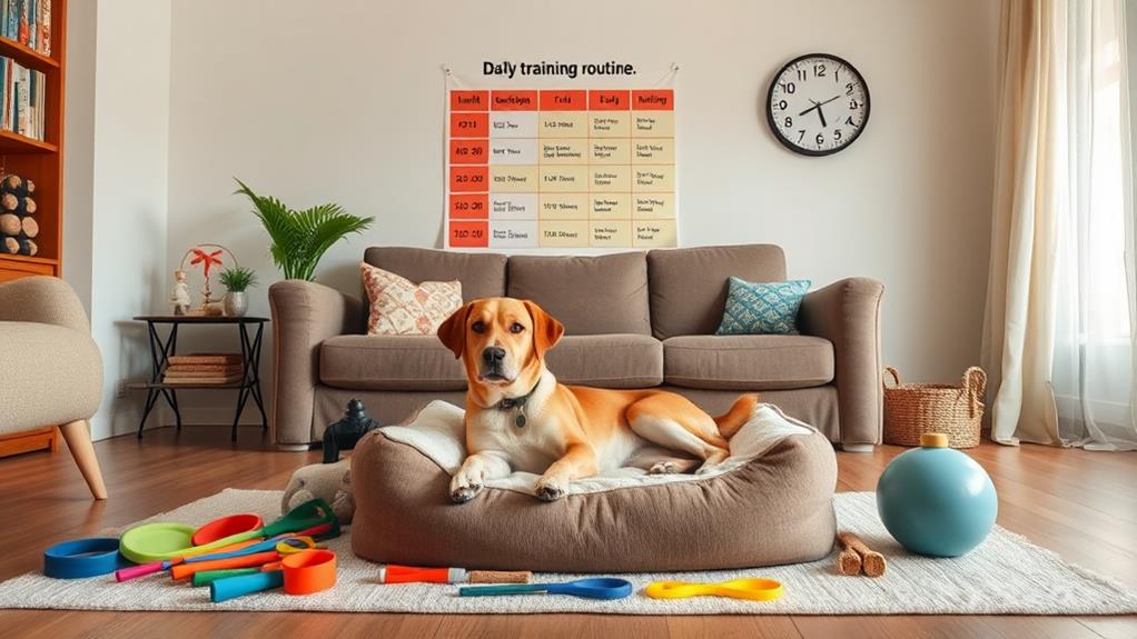 daily canine behavioral schedules