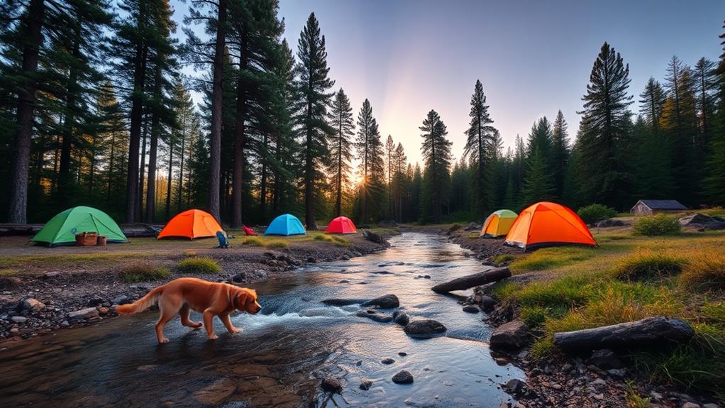 dog friendly camping locations