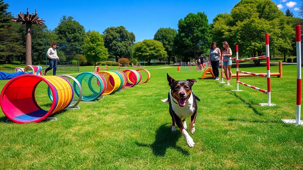 high energy dog owners outdoor agility