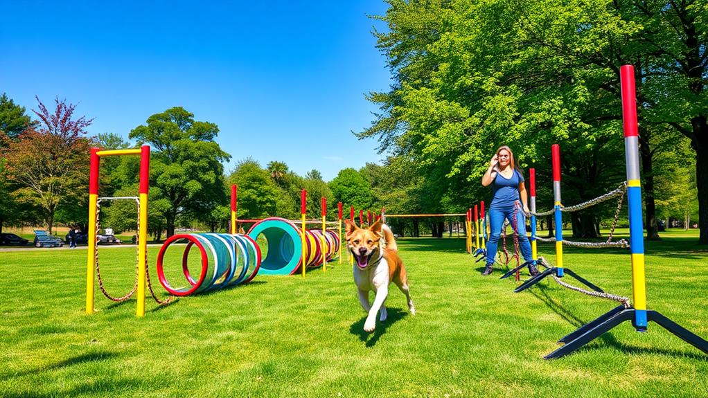 obstacle navigating canine athleticism enjoyment