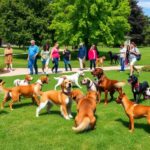 socialized dog etiquette in public