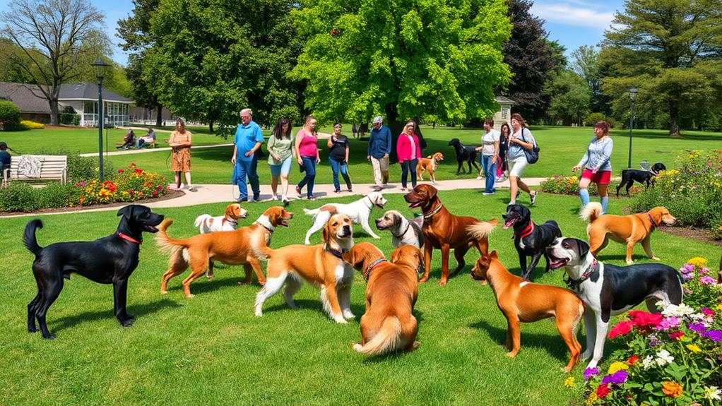 socialized dog etiquette in public