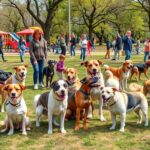 socializing rescued dogs for new environments