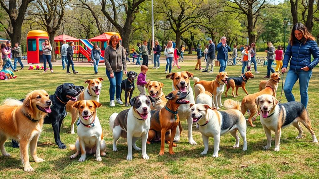 socializing rescued dogs for new environments