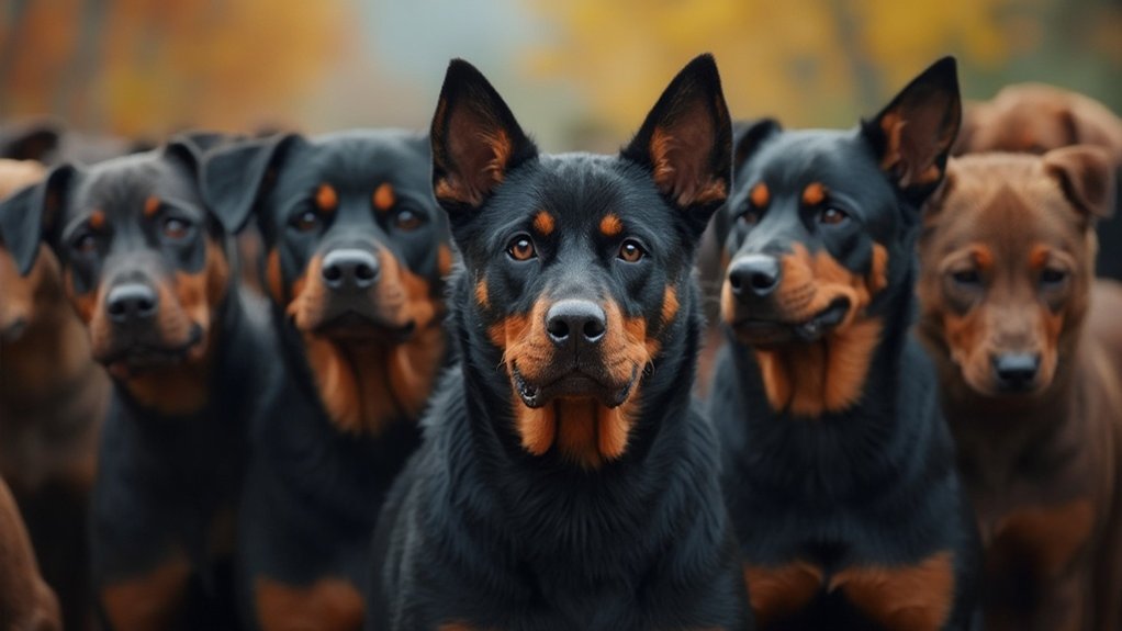 sturdy loyal courageous rottweilers